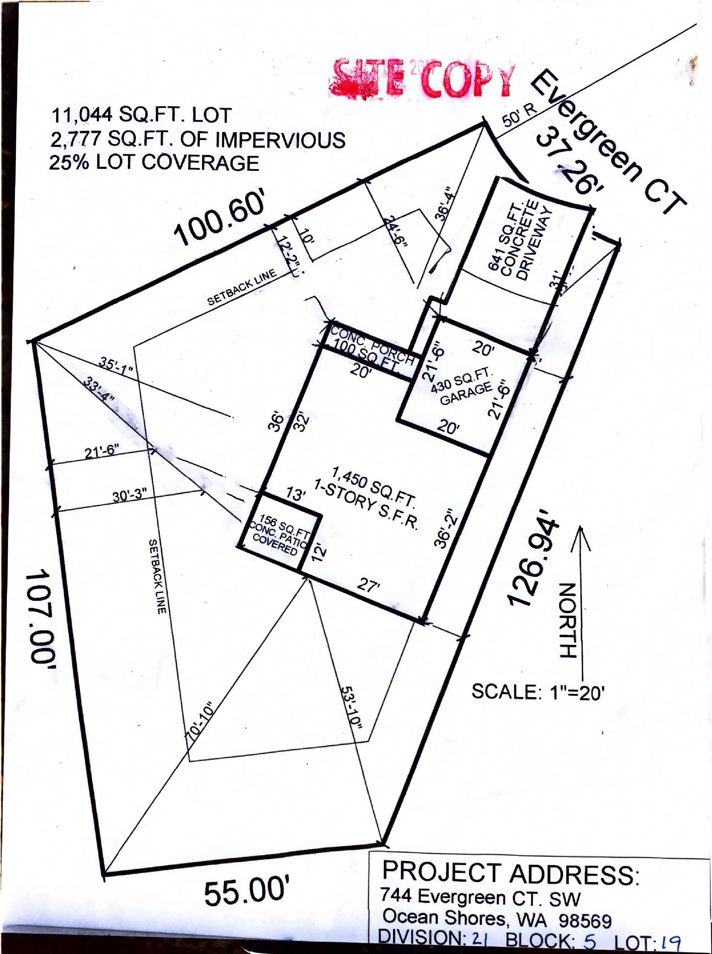 Evergreen Lot Plan - Lots 19 & 56
